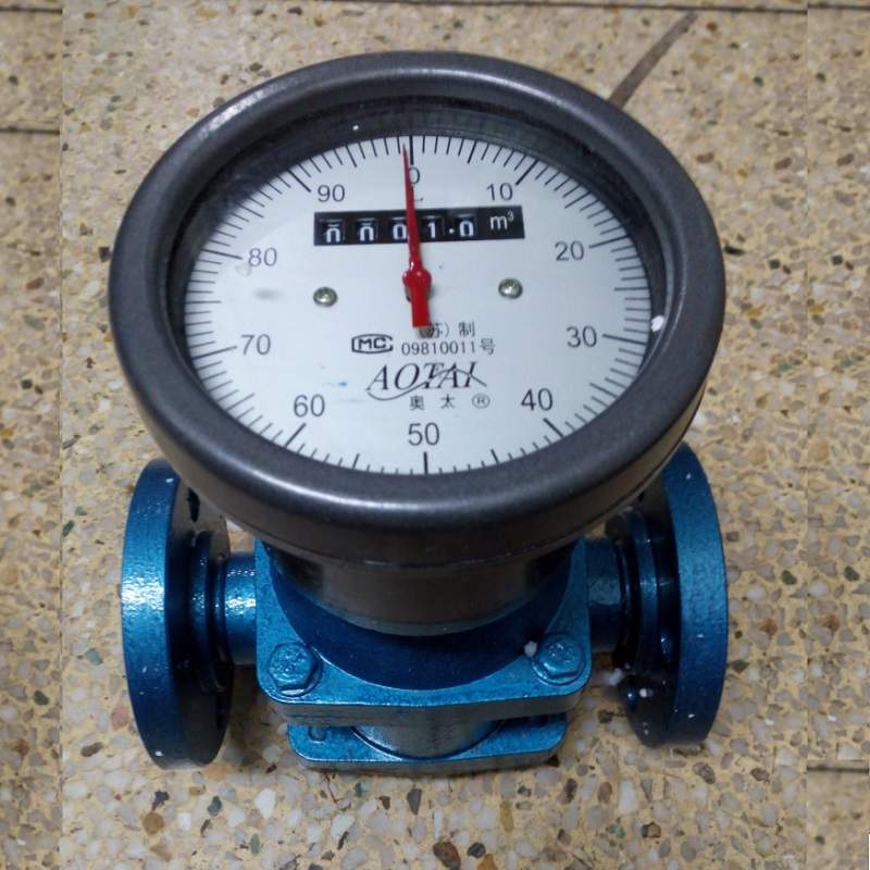 LL-25腰轮流量计,DN25法兰连接,远传型,回零型,全不锈钢防腐型