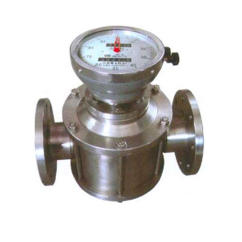 LL-F不锈钢腰轮流量计,不锈钢304材质,精度：0.2%,法兰连接流量计