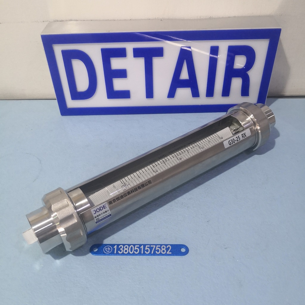 悦迪仪表G30-15/G30-20/G30-25/G30-40/G30-50不锈钢内螺纹连接玻璃转子流量计